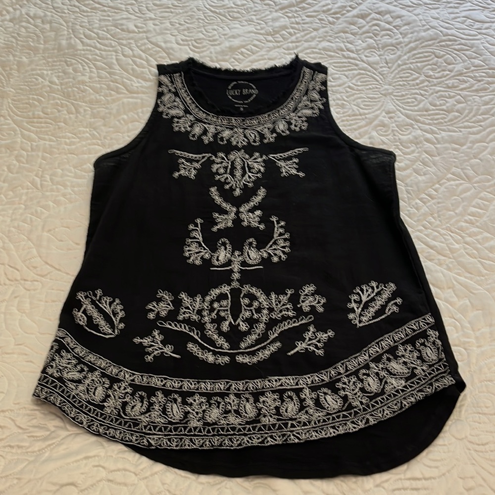 Lucky Brand top size S - Picture 2 of 5